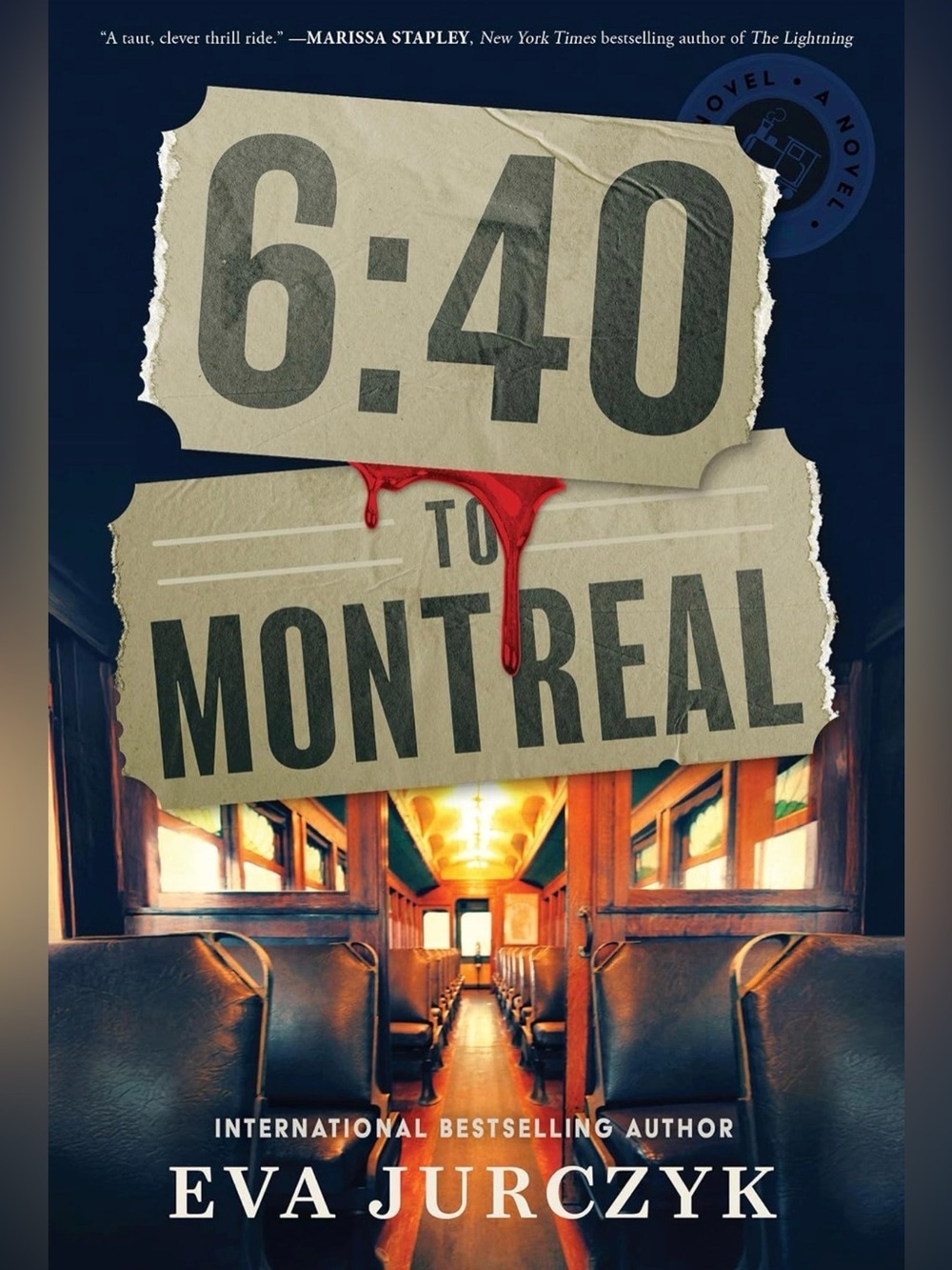 📚4 FOR $25 BOOK SALE - 6:40 to Montreal by Eva Jurczyk